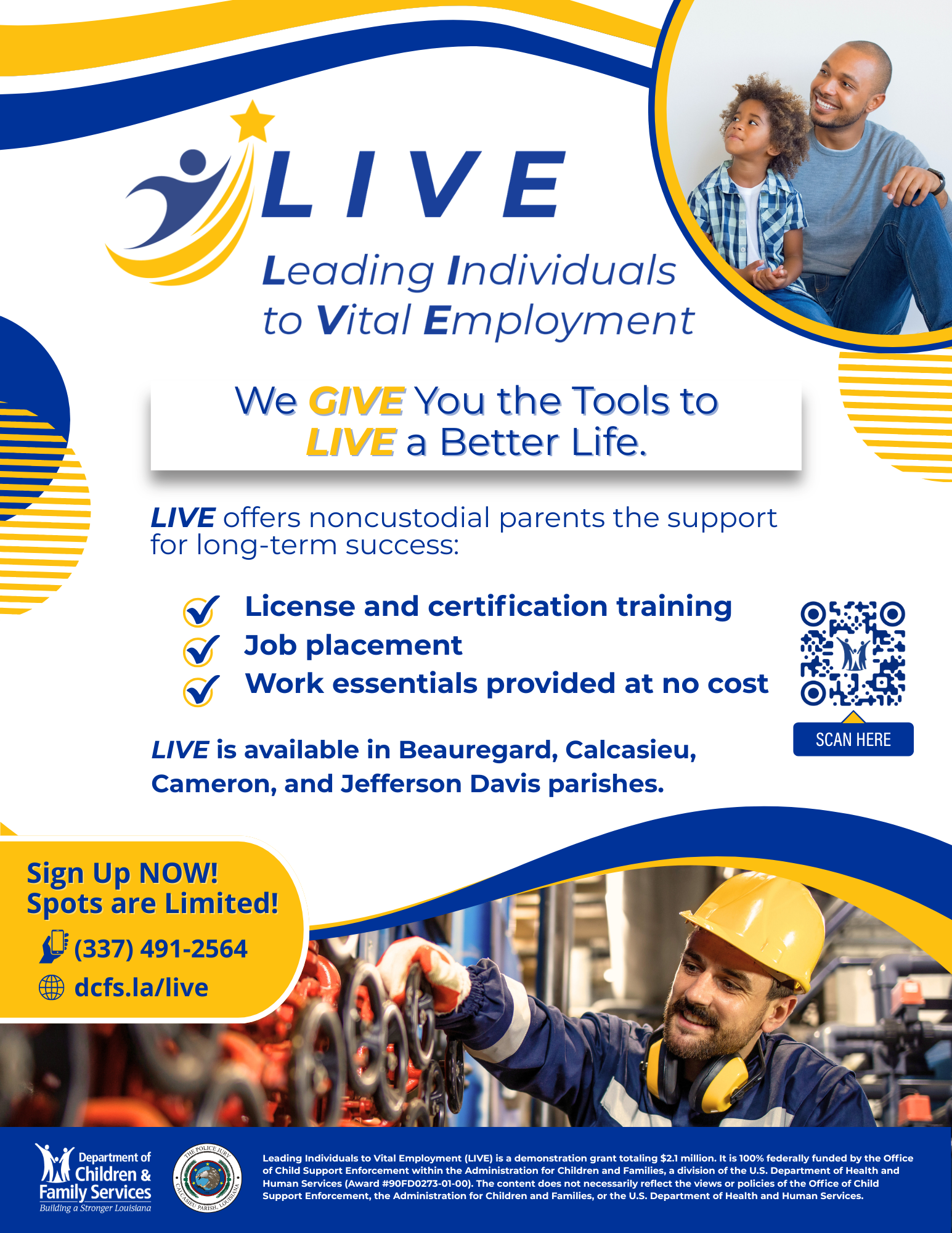 LIVE Program flyer preview